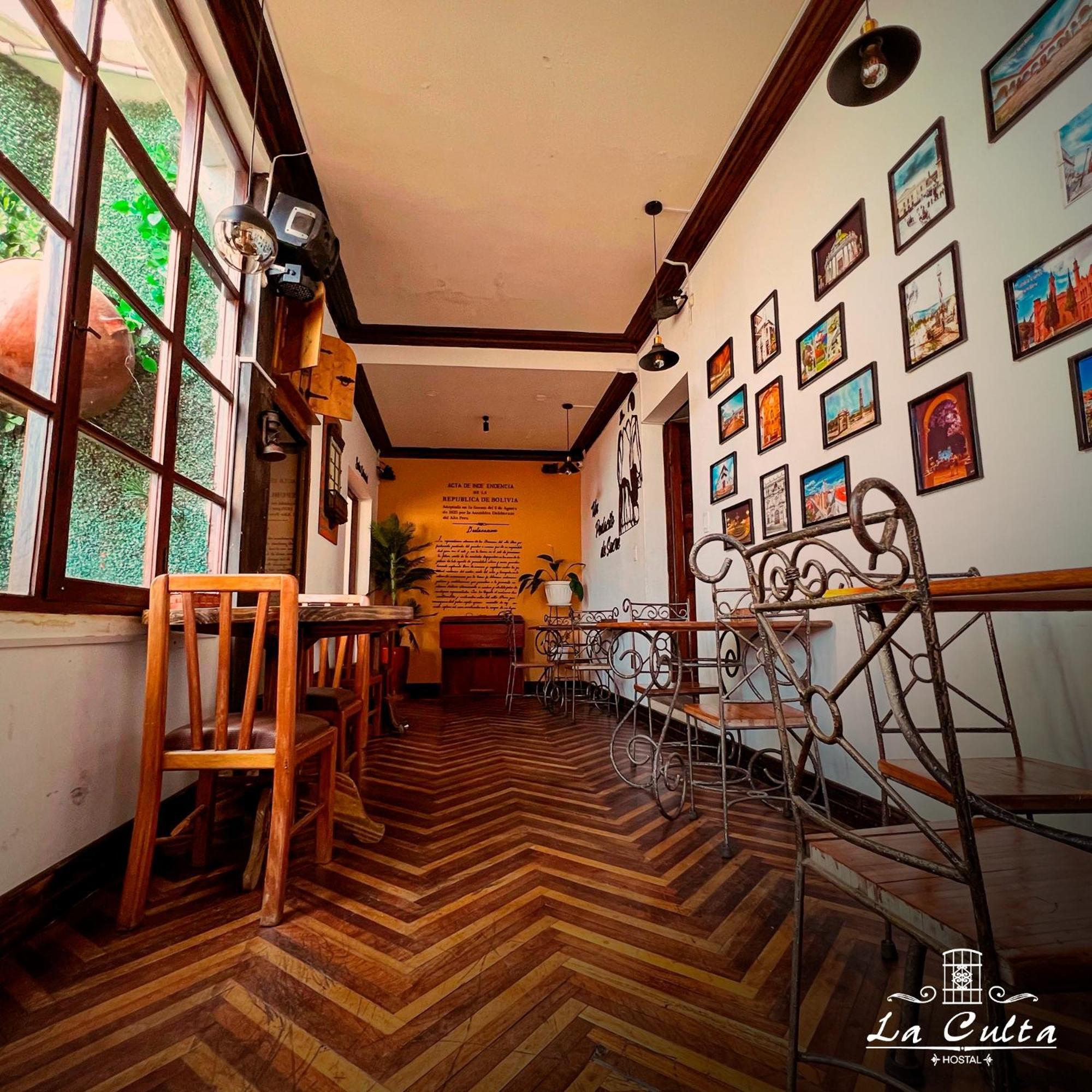 La Culta Centro Cultural Y Hostal Сукре Экстерьер фото