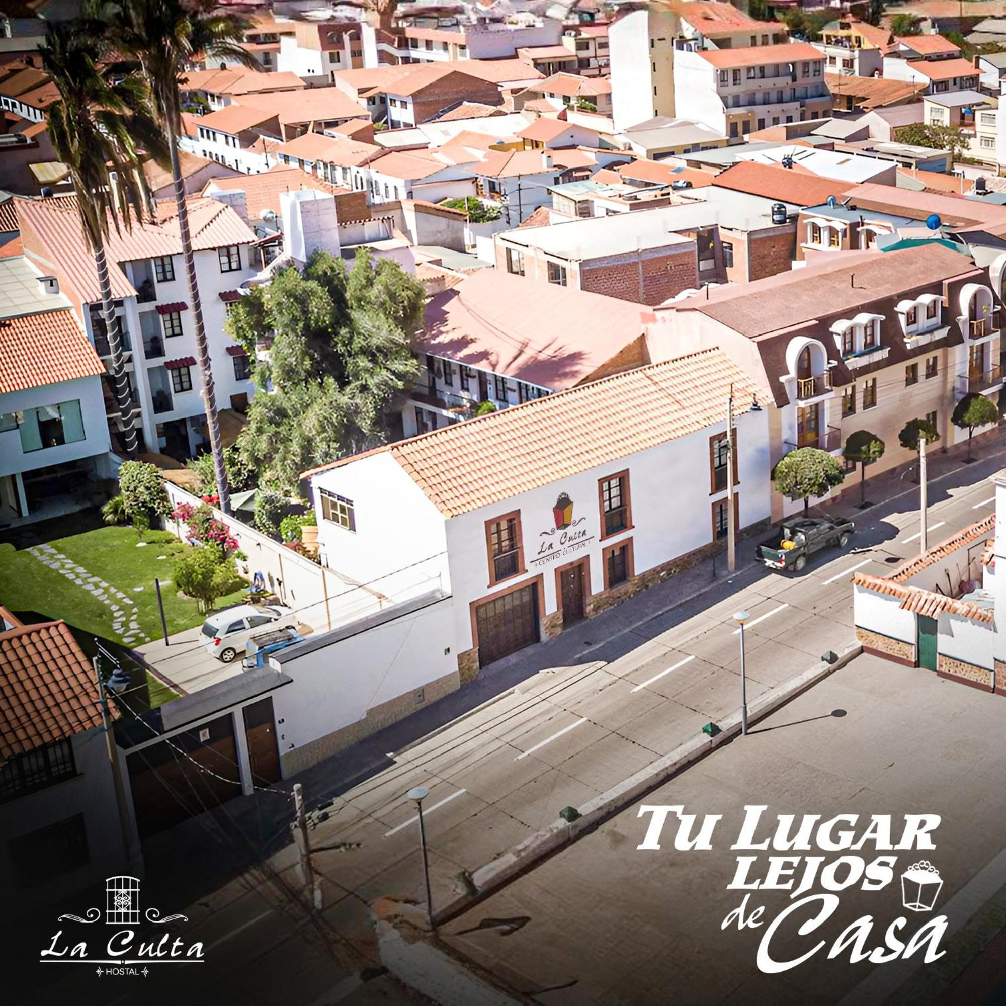 La Culta Centro Cultural Y Hostal Сукре Экстерьер фото